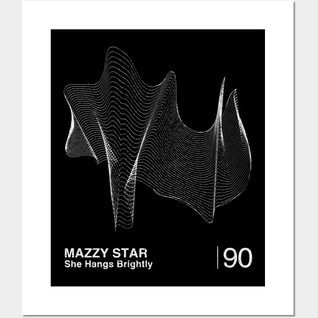 Mazzy Star / Minimalist Graphic Fan Artwork Design Wall Art by saudade